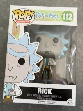 Funko POP! Animation Rick Sanchez #112 – Rick and Morty Vinyl Figure (In Box)